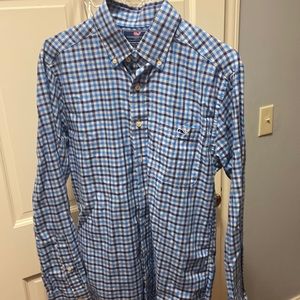 men’s vineyard vines long sleeve button down
